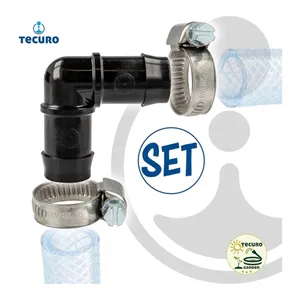 Bild von Praktischer tecuro Schlauchverbinder 90° Winkel für Gartenanwendungen