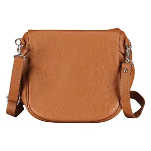 Bild von Hausfelder Manufaktur Gürteltasche Silberbeschlag (Cognac)