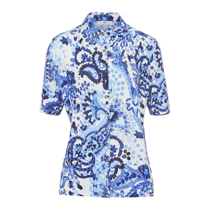 Bild von Elegante Jersey-Bluse von Peter Hahn in Blau