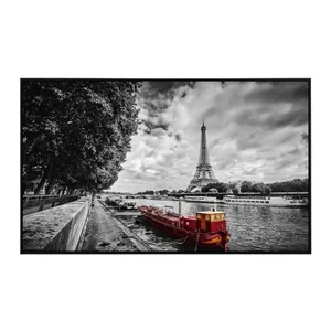 Bild von papermoon Infrarotheizung »EcoHeat - Eiffelturm Seine«, Matt-Effekt - bunt