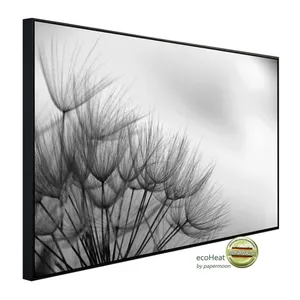 Bild von papermoon Infrarotheizung »EcoHeat - Blumen Schwarz + Weiss« im Test