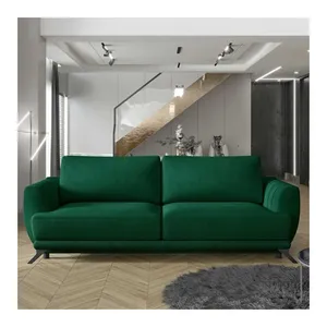 Bild von Couch Sofa aus Samt mit Armlehnen von Möbel4Life