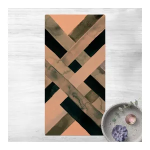 Bild von Kork-Teppich Aquarellgeflecht