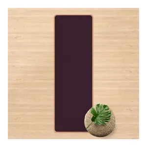 Bild von Yogamatte Kork Aubergine