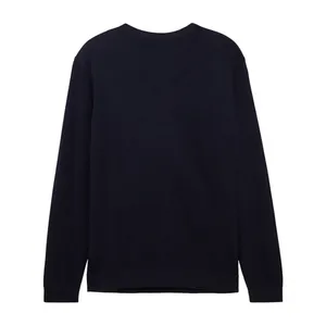 Bild von Tom Tailor Herren Pullover Basic V-neck knitted navy melange compact cotton M