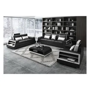 Bild von Elegantes 3-Sitzer Sofa von JVmoebel – Polsterkomfort aus Leder