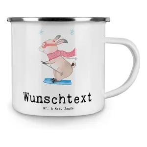 Bild von Mr. & Mrs. Panda Tasse Hase Skifahren – Ein stilvolles Geschenk für jeden Teeliebhaber