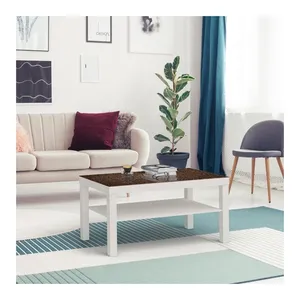Bild von DEQORI Glastisch 'Kaffeebohnenmeer' – Modernes Design für Ihr Zuhause