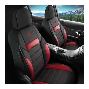 Bild von Sitzbezüge passend für Nissan X-Trail in Schwarz Rot von RC Royal Class
