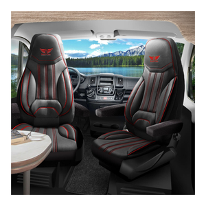 Bild von Sitzbezüge für VW Jetta in Schwarz-Rot von RC Royal Class
