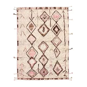 Bild von Nain Trading Designteppich Berber Maroccan Atlas 169x241 Handgeknüpfter Moderner Orientteppich