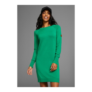 Bild von KangaROOS Strickkleid mit Strickkontrast am Ärmel