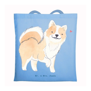 Bild von Mr. & Mrs. Panda Tragetasche Islandhund Lebensretter - Sky Blue