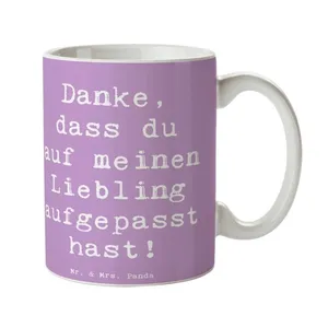 Bild von Mr. & Mrs. Panda Tasse - Lavendeltraum für Hundesitter