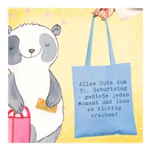 Bild von Mr. & Mrs. Panda Tragetasche zum 39. Geburtstag - Perfekt für jeden Anlass
