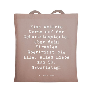 Bild von Mr. & Mrs. Panda Tragetasche für den 58. Geburtstag