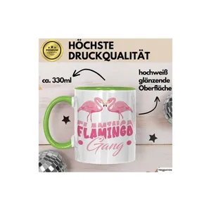 Bild von Trendation Tasse Flamingo Gang - Ein farbenfrohes Geschenk für jeden Anlass