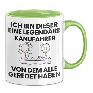 Bild von Trendation Tasse für Kanufahrer - Ein lustiges Geschenk für Wassersportliebhaber
