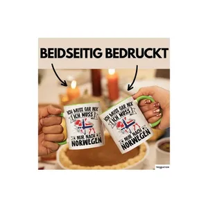 Bild von Trendation Tasse Norwegen - Das ideale Geschenk für Norwegen-Liebhaber