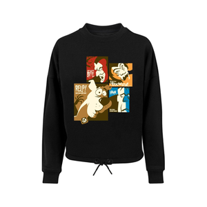 Bild von Stylischer Oversize Rundhalspullover für Damen im Scooby Doo Design