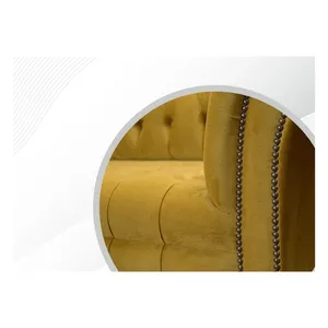 Bild von Xlmoebel Chesterfield-Sofa XXL 3-Sitzer