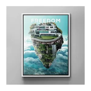 Bild von Motivationswandbild "Freedom on Earth" von DOTCOM CANVAS®