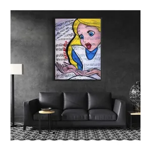 Bild von DOTCOMCANVAS® Premium Leinwandbild – Alice im Wunderland