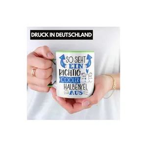 Bild von Trendation Halbenkel Tasse – Der perfekte Begleiter für kreative Kaffeepausen