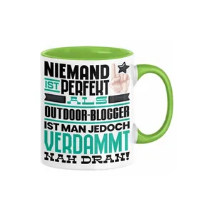 Bild von Trendation Tasse Outdoor-Blogger Geschenk – Lustige Geschenkidee für Outdoor-Blogger