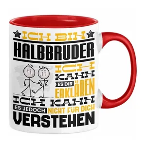 Bild von Trendation Tasse Halbbruder – Ein ideales Geschenk für den Lieblingsmenschen