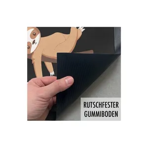 Bild von Trendation Fußmatte Willkommen Faultier Fußmatte - Schmutzfangmatte mit lustiger Grafik