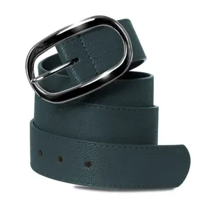 Bild von Caspar GU258 Damen Jeans Gürtel mit ovaler Metallschnalle