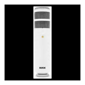 Bild von RØDE Podcaster USB-Mikrofon mit Mikrofonarm Weiss - Professionelles Mikrofon für Podcasting und mehr