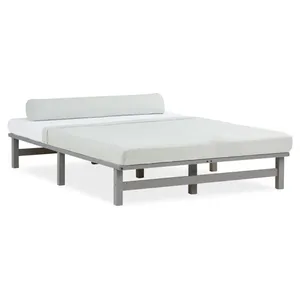 Bild von Homestyle4u 1965 - Bett Holz Holzbett Palettenbett 90x200 cm mit Lattenrost