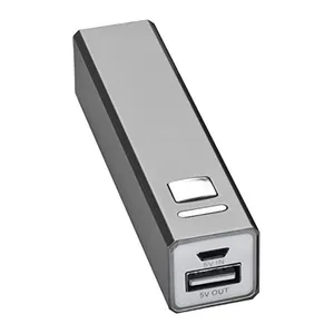 Bild von Macma Powerbank aus Aluminium 2.200 mAh, silber-grau