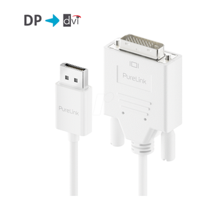 Bild von PURE IS2010-020 - DisplayPort 1.1 Stecker auf DVI 24+1 Stecker, WUXGA, 2,0 m