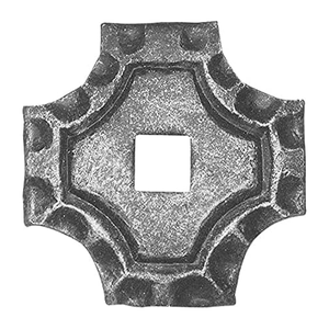 Bild von Robuste Rosette/Zierteil aus Stahl für vielseitige Anwendungen