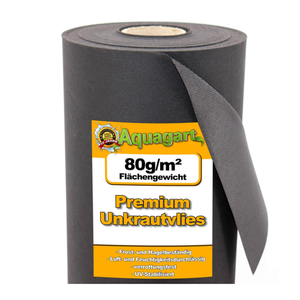 Bild von Aquagart Unkrautvlies 45m² – Effektive Unkrautbekämpfung auf biologischer Basis