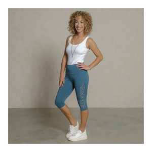 Bild von Spirit of Om Capri-Leggings Blue-Bay im Test
