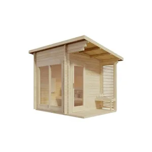Bild von FinnTherm Gartensauna Außensauna Saunahaus Lizzy S