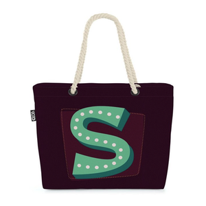 Bild von VOID Strandtasche mit Vintage Initialen