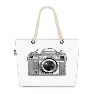 Bild von VOID Strandtasche mit Retro Grafik