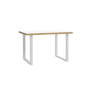 Bild von expendio Schreibtisch Keilo 14, Weiß / Artisan Oak Nb., 120x74x75 cm