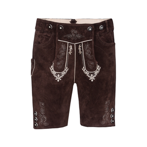 Bild von Kurze Trachtenlederhose dunkelbraun