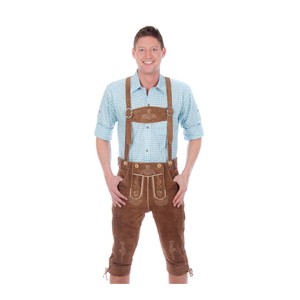 Bild von Ziegenvelour Wildbock Kniebundhose in Mittelbraun von Edelnice