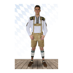 Bild von Kurze Hose Ziegenvelour Wildbock hellbraun – Eleganz trifft auf Funktionalität