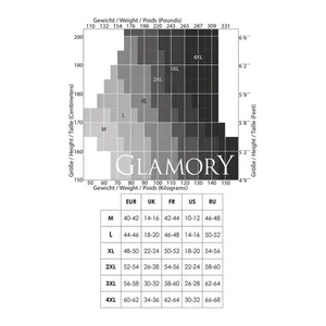 Bild von GLAMORY Damen Argyle Strumpfhose Dune 70 DEN, Schwarz (Schwarz), XXX-Large (Herstellergröße: 3XL-(56-58))