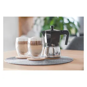 Bild von Milu Espressokocher Induktion geeignet | 6 Tassen (300ml)