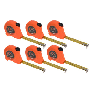 Bild von Koopman Rollbandmaß Orange - 6er Set