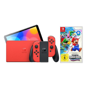Bild von Nintendo Switch OLED Konsole Super Mario Edition Rot (Bundle, inkl. Super Mario Bros. Wonder Spiel)